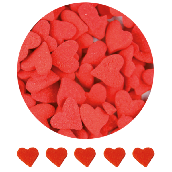 Confeti Corazón Rojo. 1Kg.