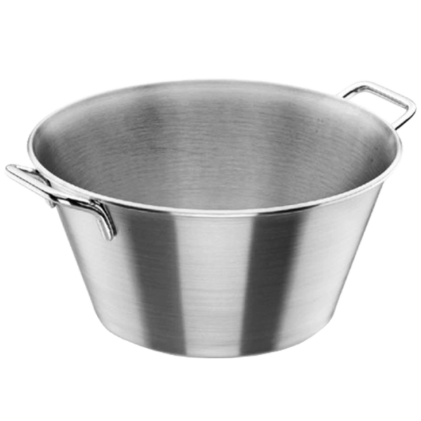 Caldero Cónico Fondo Plano Eco. Apto para Fuego.