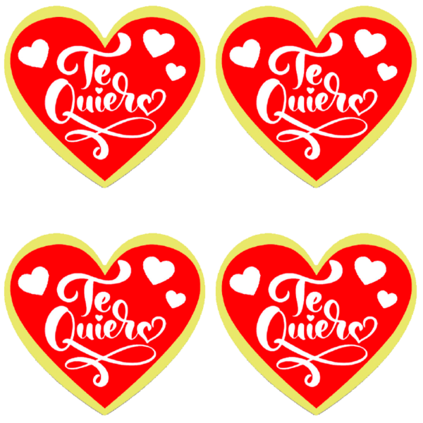 Corazones Choco Te Quiero. 96 unidades.