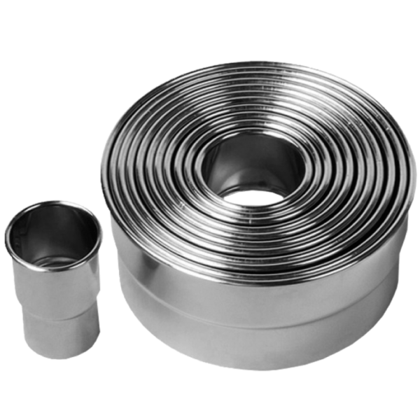 Set Cortapastas Liso con Refuerzo Doble. 12 unidades.