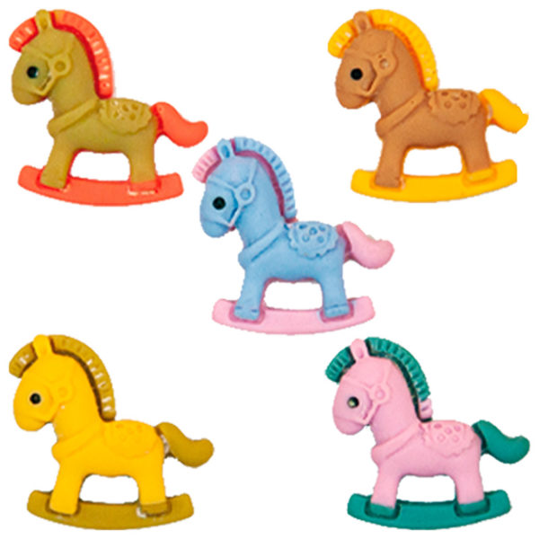 Caballito Balancín 2D. 100 Unidades.