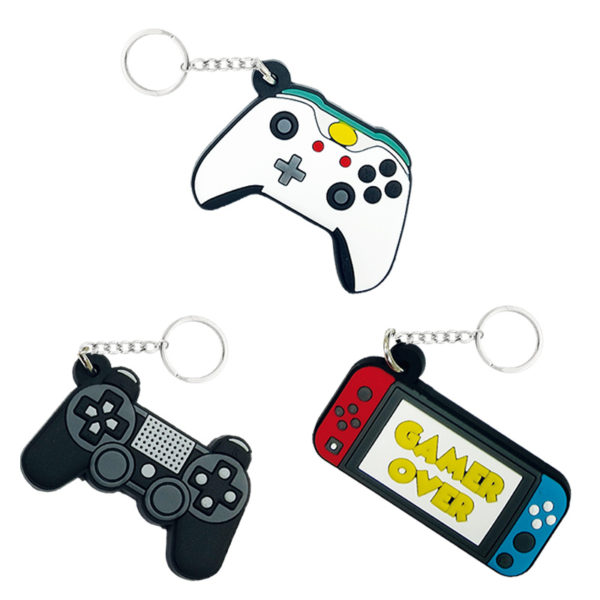 Llaveros Goma Mandos Consola. 100 Unidades.