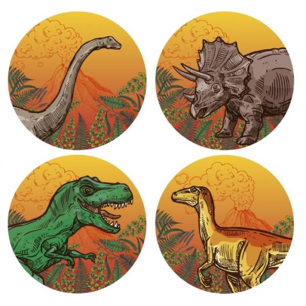 Cómodas para galletas - Dinosaurios
