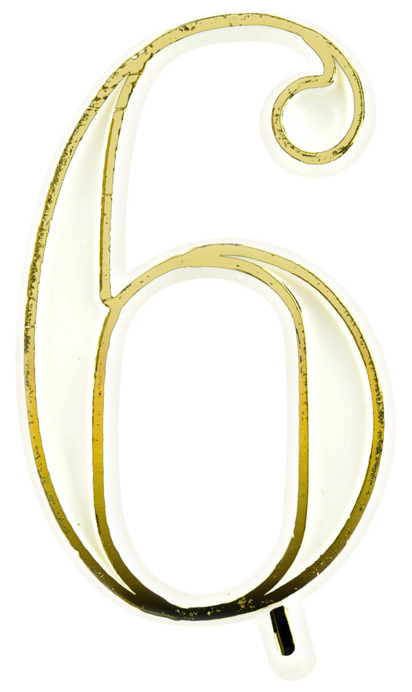 Repuesto número de plástico 6