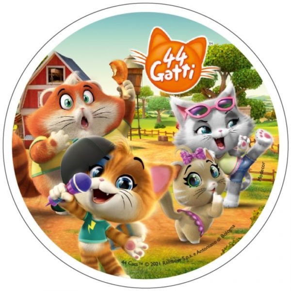 Discos de oblea - 44 gatos
