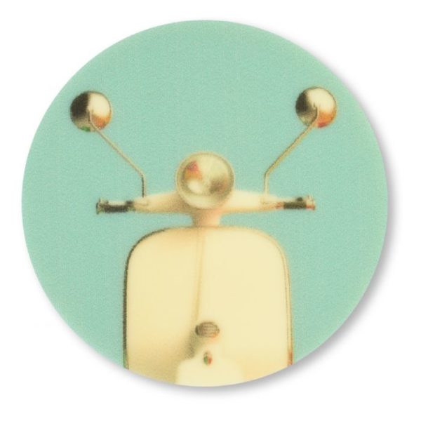 Chablon redondo de chocolate blanco