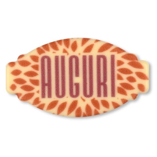 Plato de chocolate blanco - Mis mejores deseos