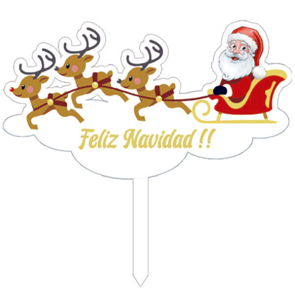 Topper Navidad. 24 unidades.