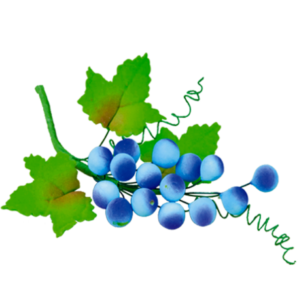 Racimo de Uvas. 6 unidades.