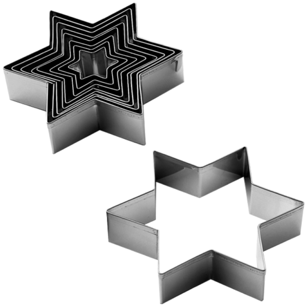 Set Cortapastas Estrella. 9 unidades.