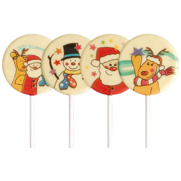 Piruletas Navidad Surtidas. 12 unidades.