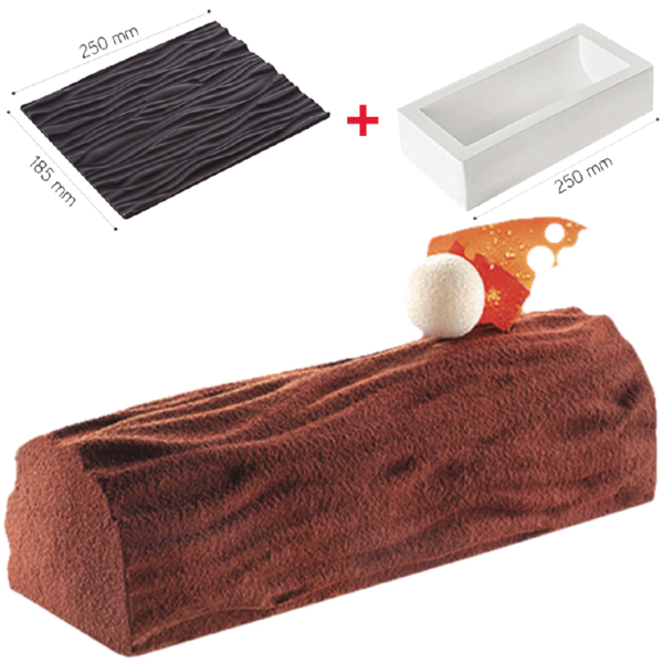 Pack Molde Tronco + Plancha Textura