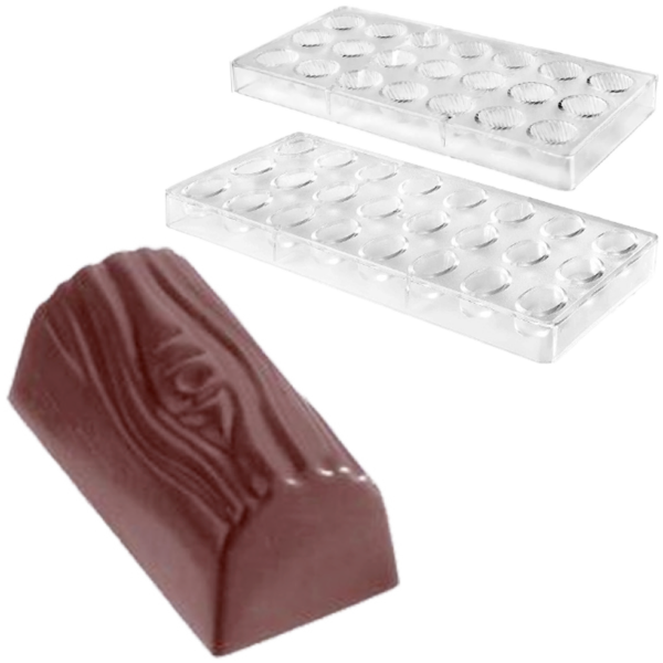 Molde Policarbonato Bombón. 24 unidades.