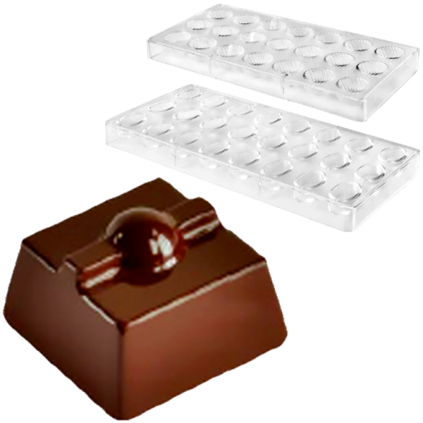 Molde Bombón. 21 Piezas.