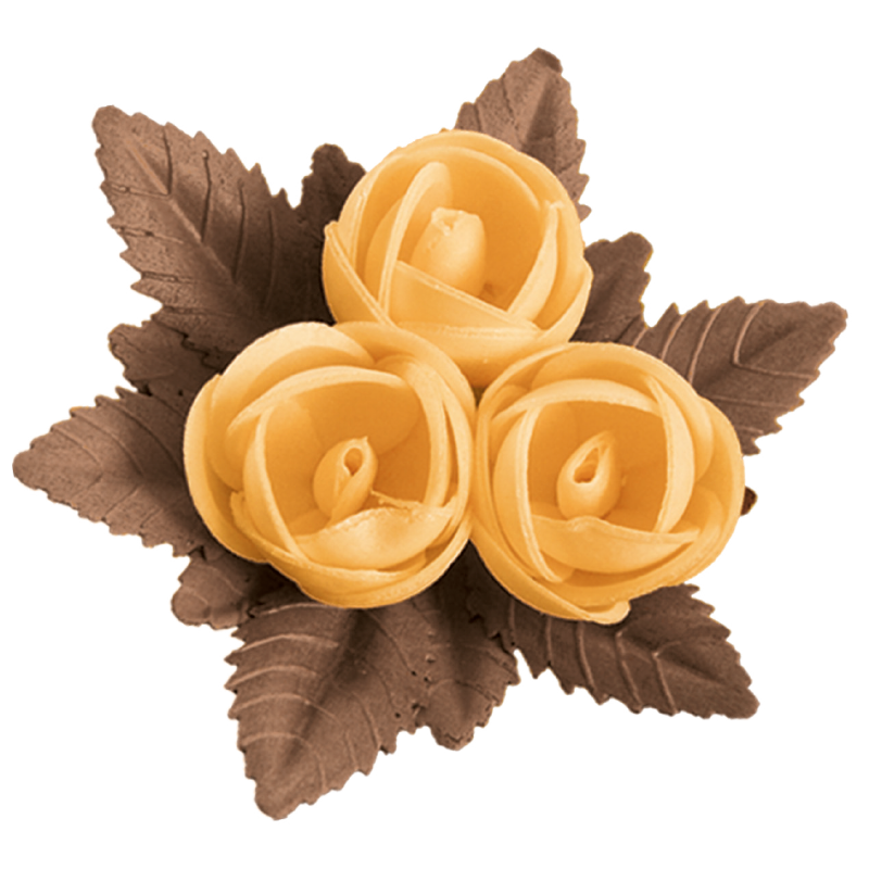 Centro Color Marrón. 25 unidades.