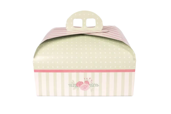 Caja cuadrada con asa Ágata número 27