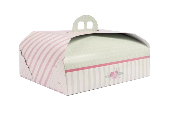 Caja rectangular con asa Ágata número 13